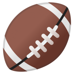 American football ball PNG-37650